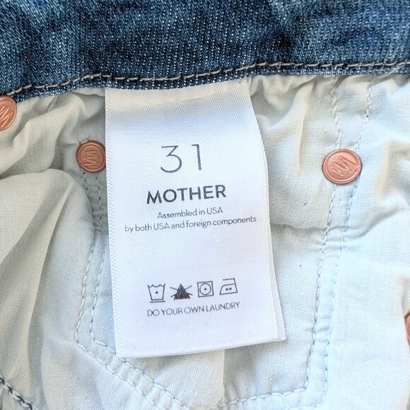 NWT Mother The Looker Crop Mid-Rise Skinny Ankle Jeans Sz 31 $225 Retail - Picture 11 of 12
